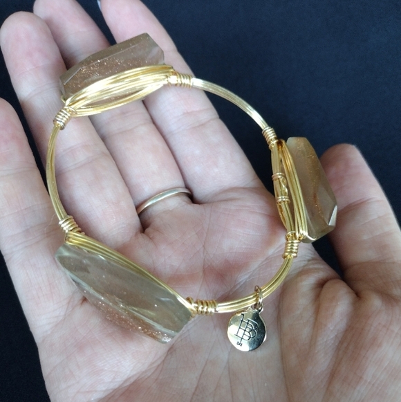 Bourbon and Bowties Jewelry - Bourbon And Bowties Gold Wire Wrapped Bracelet